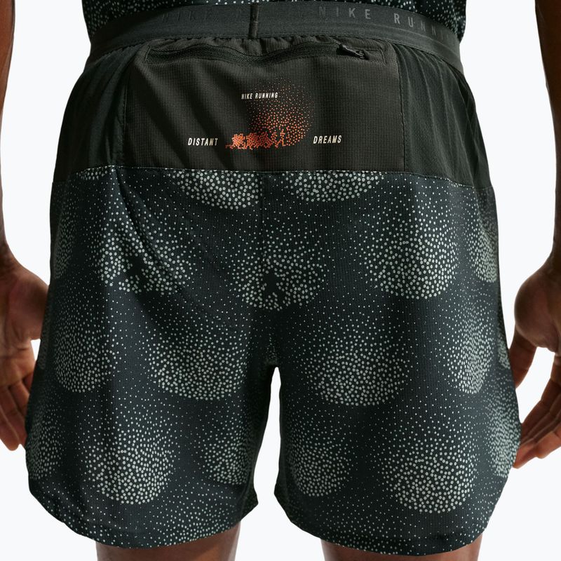 Vyriški bėgimo šortai Nike Stride Dri-Fit Brief Lined 5" black spruce 6