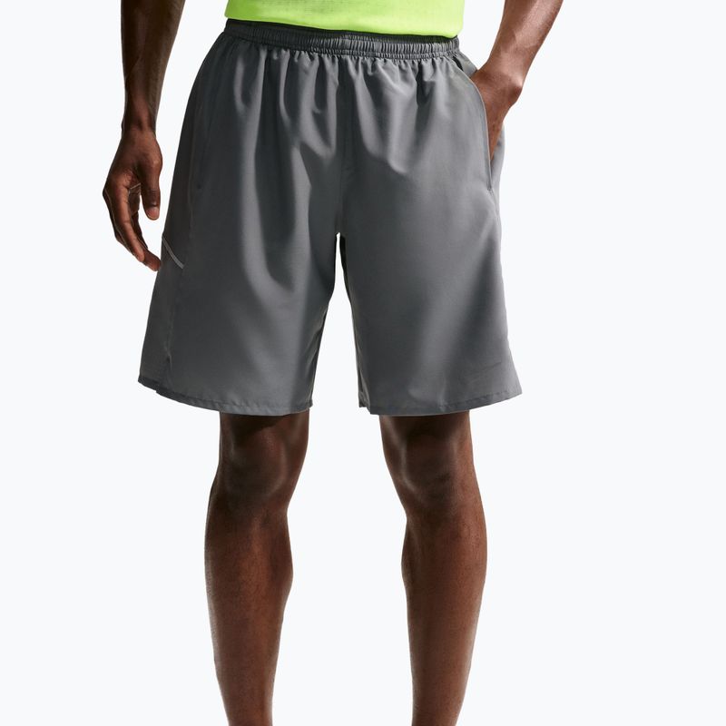 Vyriški bėgimo šortai Nike Miler Dri-Fit 9" smoke grey/smoke grey 5