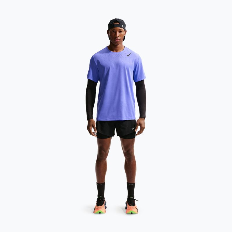 Vyriški bėgimo marškinėliai Nike AeroSwift Dri-Fit ADV sapphire/black 2