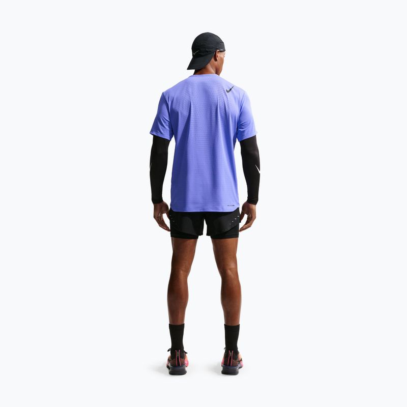 Vyriški bėgimo marškinėliai Nike AeroSwift Dri-Fit ADV sapphire/black 3