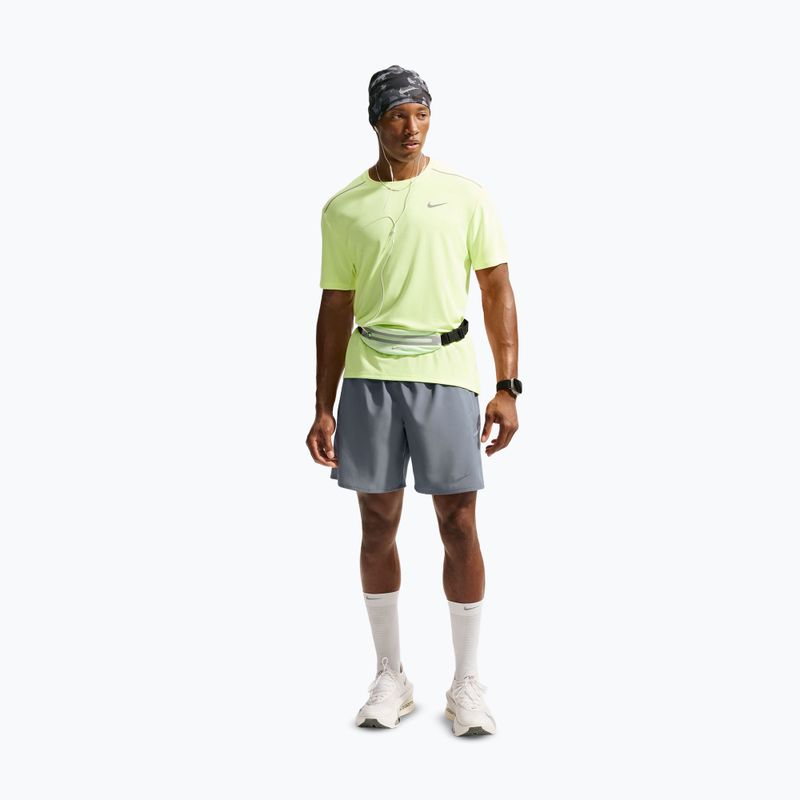 Vyriški bėgimo šortai Nike Miler Dri-Fit 2in1 7" smoke grey/smoke grey 2