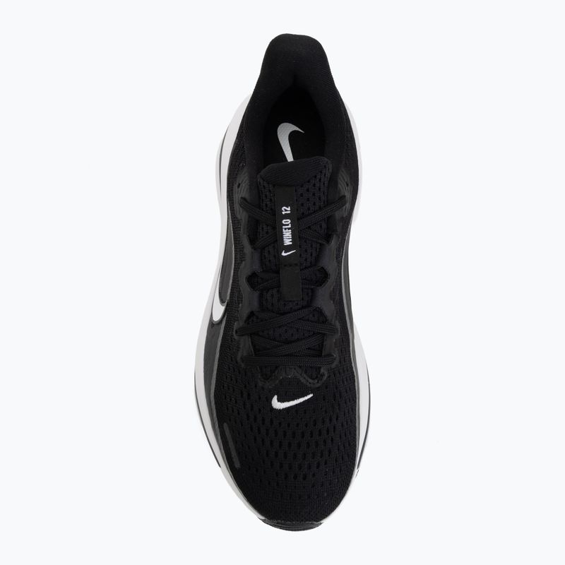 Moteriški bėgimo batai Nike Winflo 12 black/dark smoke grey/white 5