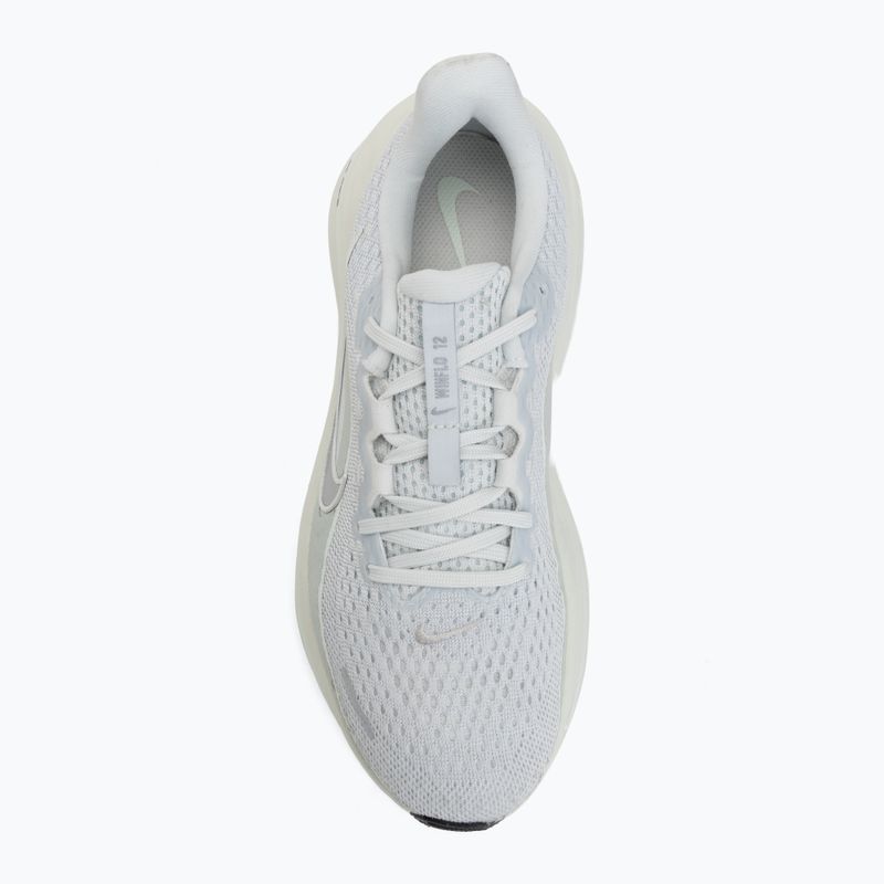 Moteriški bėgimo batai Nike Winflo 12 off white/barely green/metallic silver 5