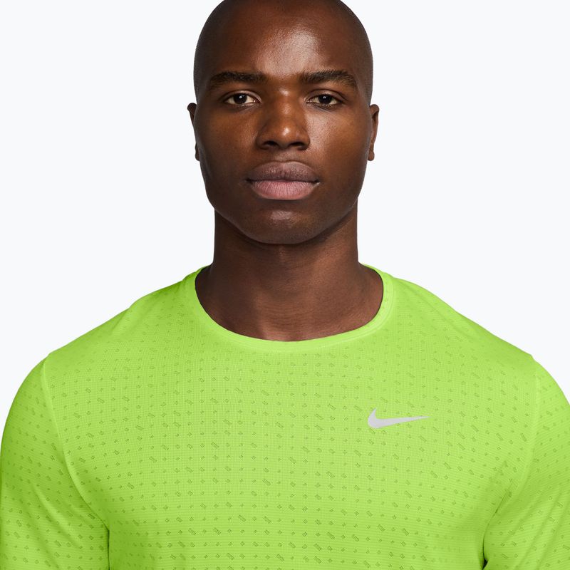 Vyriški bėgimo marškinėliai Nike Miler Breathe volt ice 3