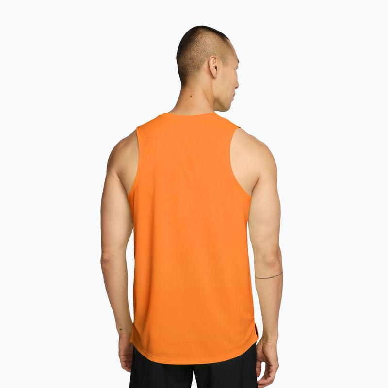 Vyriški bėgimo marškinėliai Nike Miler Dri-Fit total orange 2