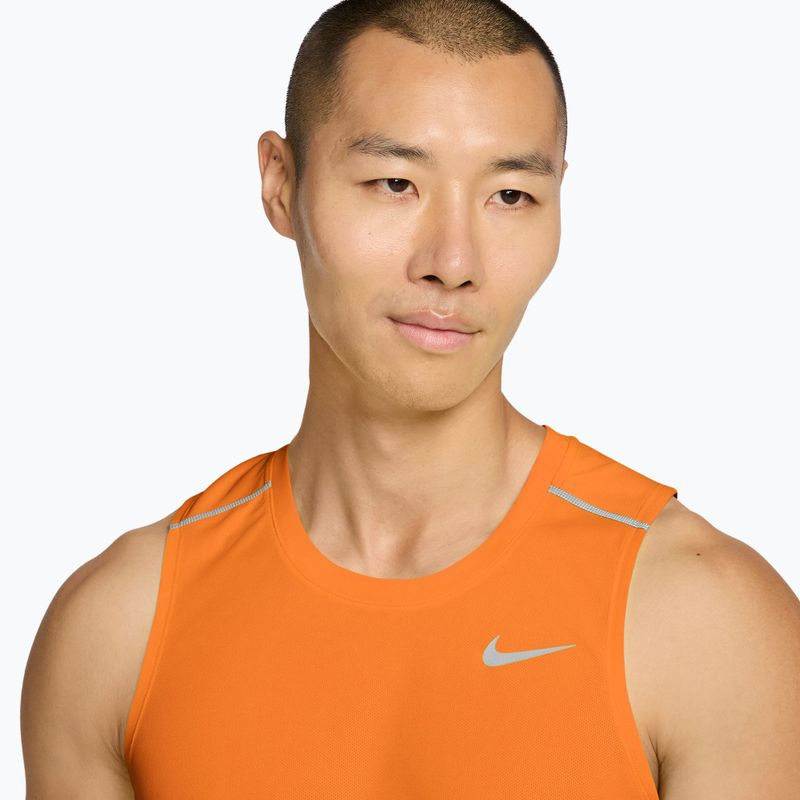 Vyriški bėgimo marškinėliai Nike Miler Dri-Fit total orange 3