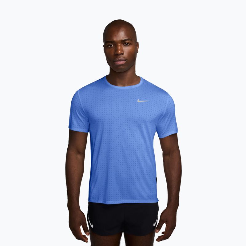 Vyriški bėgimo marškinėliai Nike Miler Breathe royal pulse