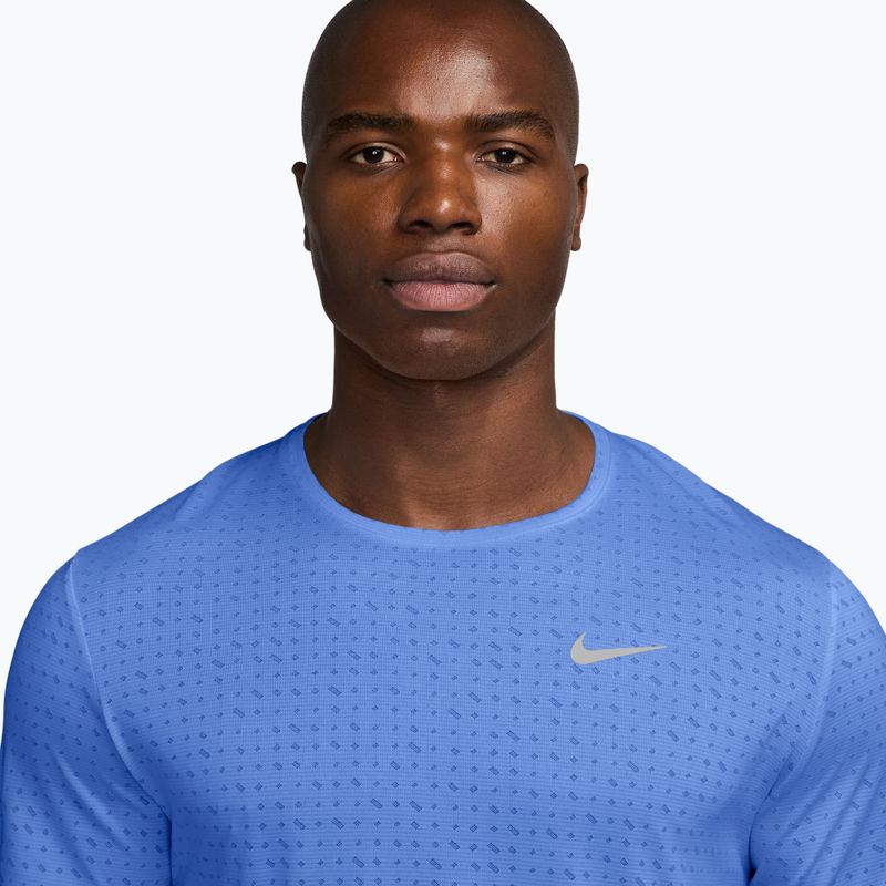 Vyriški bėgimo marškinėliai Nike Miler Breathe royal pulse 3