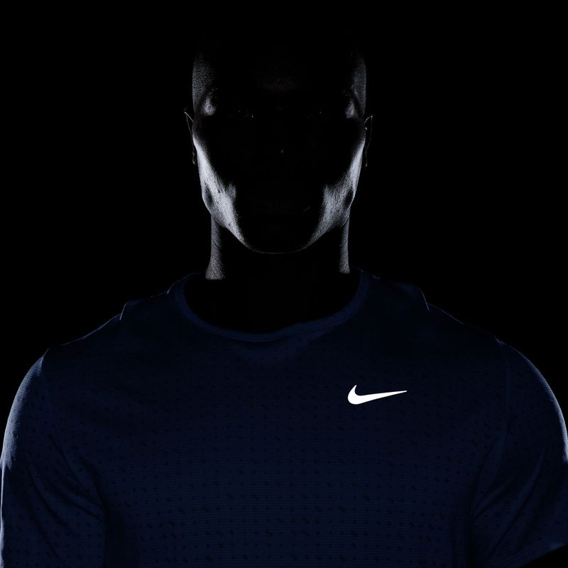 Vyriški bėgimo marškinėliai Nike Miler Breathe royal pulse 4