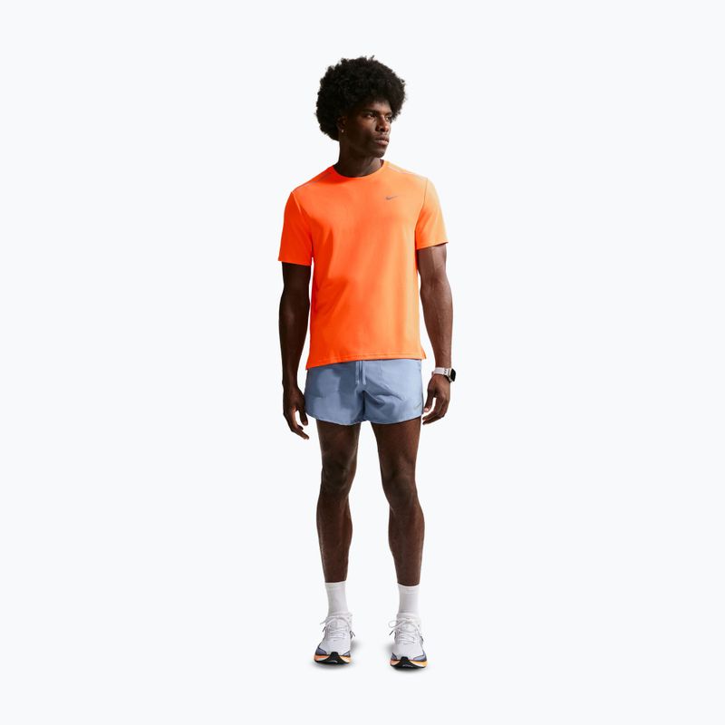 Vyriški bėgimo marškinėliai Nike Miler Dri-Fit UV total orange 3