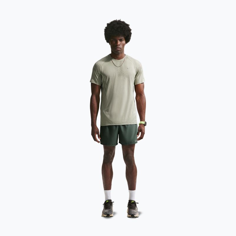 Vyriški bėgimo marškinėliai Nike Stride Dri-Fit ADV spruce fog/light army 2