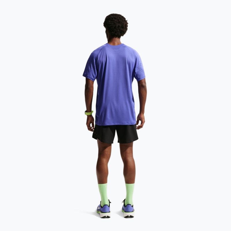 Vyriški bėgimo marškinėliai Nike Stride Dri-Fit ADV lapis/deep royal blue 3