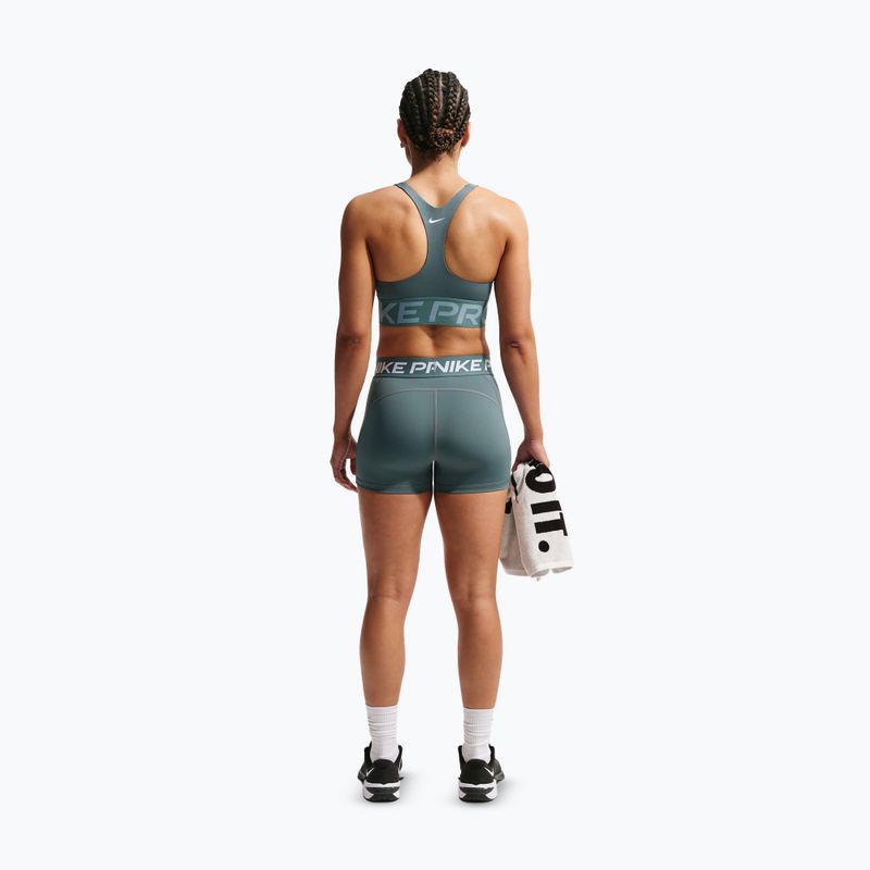Treniruočių liemenėlė Nike Pro Sculpt Medium Support mineral slate/denim turquoise/white 3