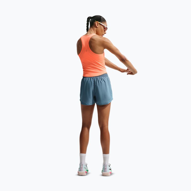 Moteriški bėgimo marškinėliai Nike Swoosh Run Dri-Fit orange pulse/photon dust/white 3