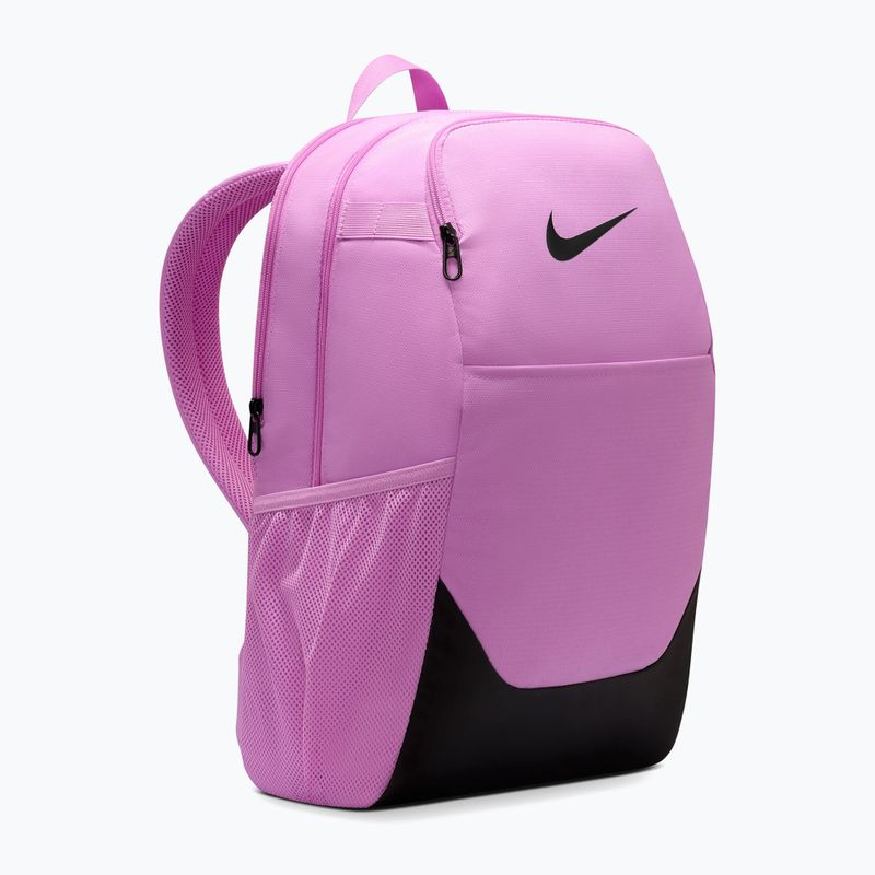 Kuprinė Nike Brasilia 24 l light magenta/black/black 2