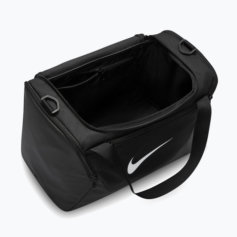 Treniruočiųkrepšys Nike Brasilia Duffel Extra Small 24 l black/black/white 6
