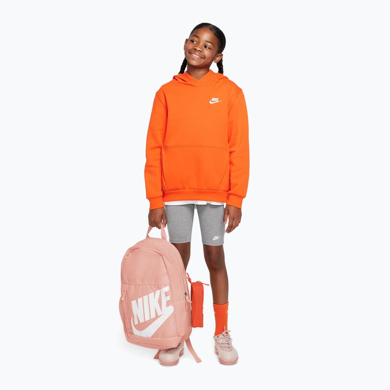 Vaikiška miesto kuprinė Nike Elemental Shoebox 20 l arctic orange/orange/white 8