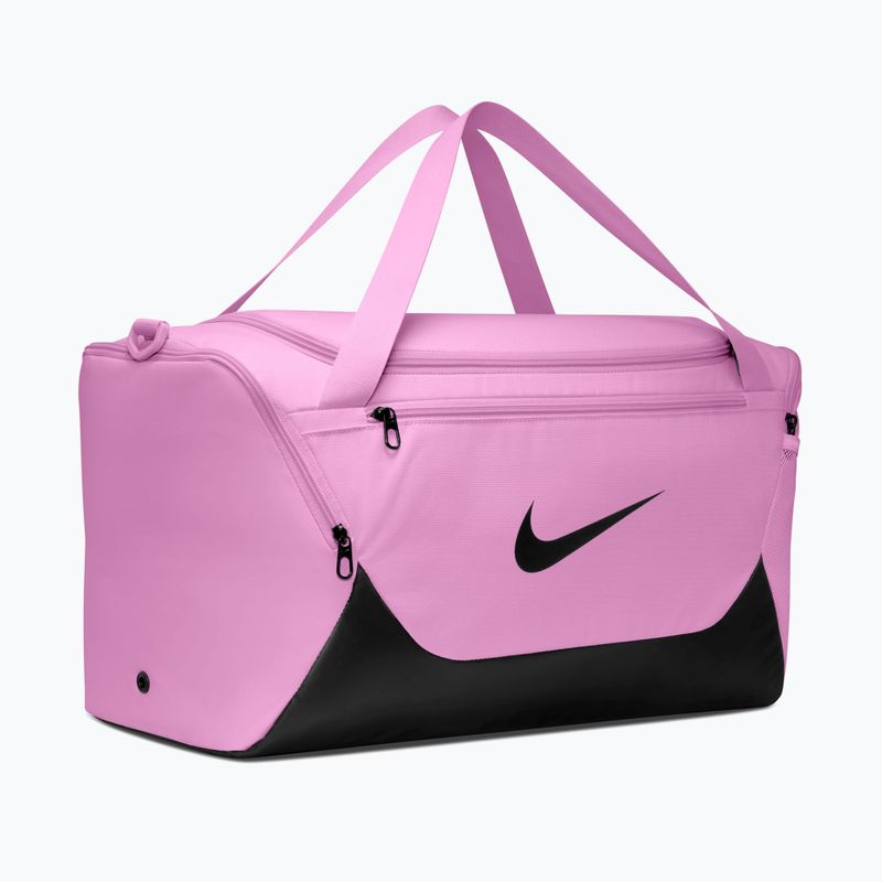 Treniruočių krepšys Nike Brasilia Duffel Small 40 l light magenta/black/black 2
