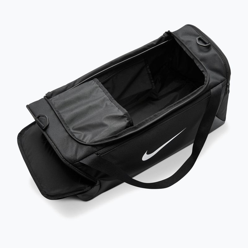 Treniruočiųkrepšys Nike Brasilia Duffel Small 40 l black/black/white 5