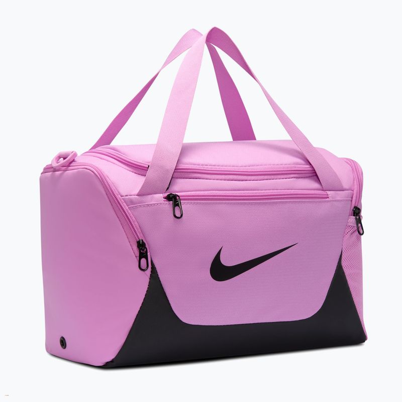 Treniruočiųkrepšys Nike Brasilia Duffel Extra Small 24 l light magenta/black/black 2