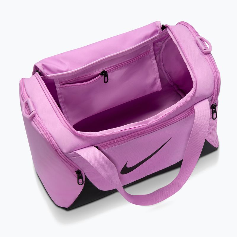 Treniruočiųkrepšys Nike Brasilia Duffel Extra Small 24 l light magenta/black/black 4