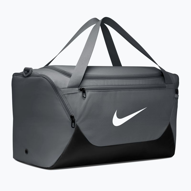 Treniruočių krepšys Nike Brasilia Duffel Small 40 l smoke grey/black/white 2