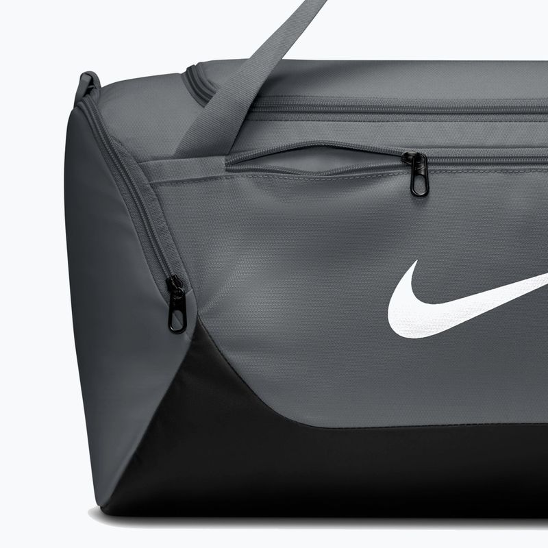 Treniruočių krepšys Nike Brasilia Duffel Small 40 l smoke grey/black/white 6