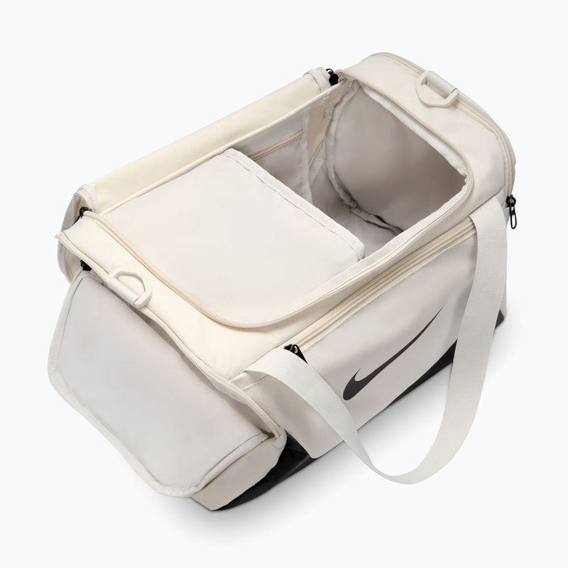 Treniruočiųkrepšys Nike Brasilia Duffel Extra Small 24 l light bone/black/black 5