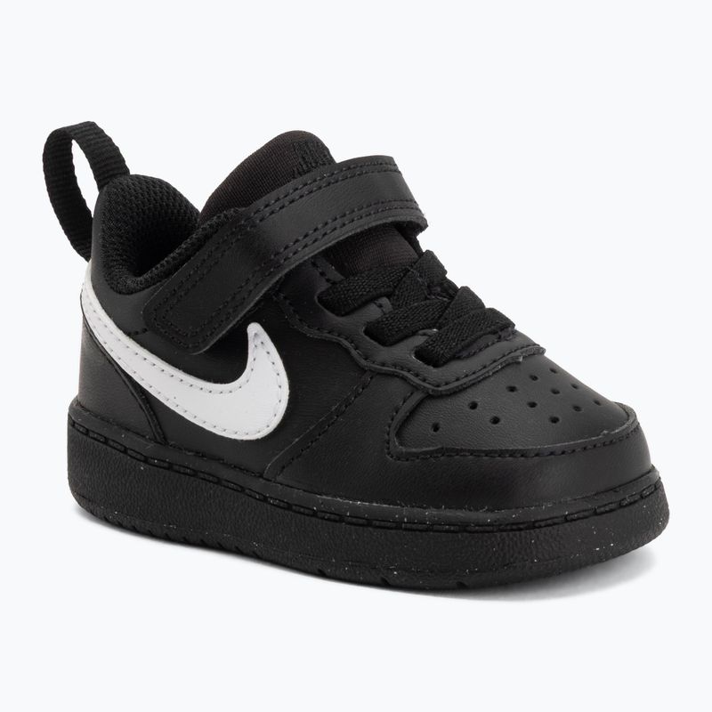 Vaikiški batai Nike Court Borough Low Recraft black/black/white