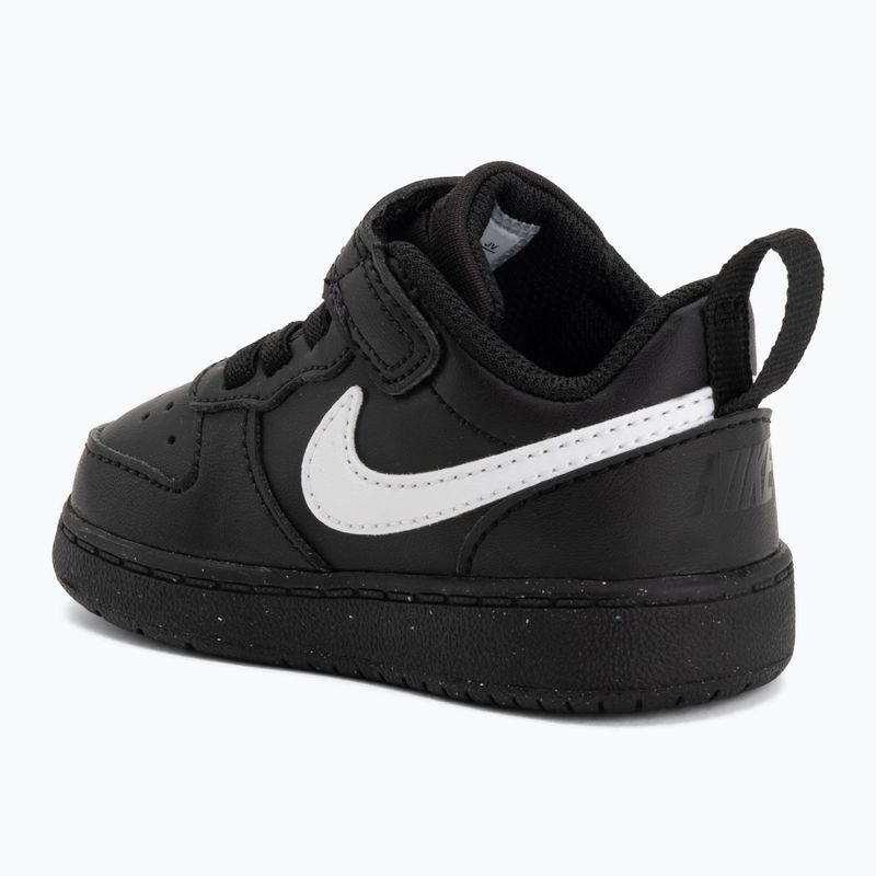 Vaikiški batai Nike Court Borough Low Recraft black/black/white 3