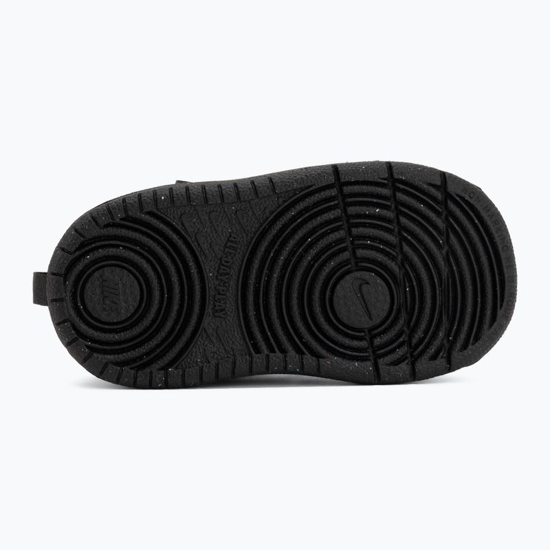 Vaikiški batai Nike Court Borough Low Recraft black/black/white 4