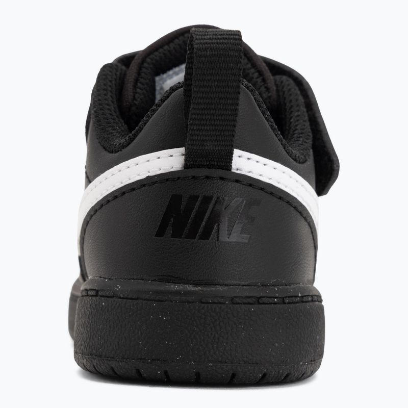 Vaikiški batai Nike Court Borough Low Recraft black/black/white 6