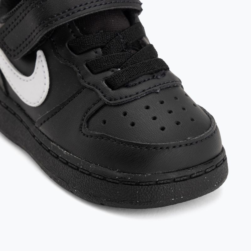 Vaikiški batai Nike Court Borough Low Recraft black/black/white 7