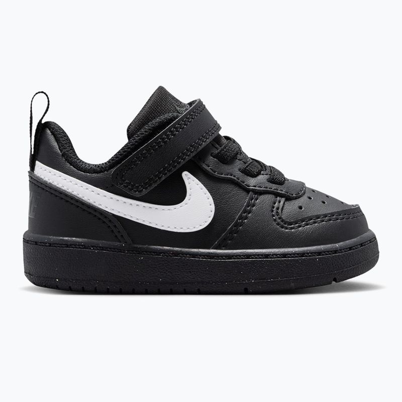 Vaikiški batai Nike Court Borough Low Recraft black/black/white