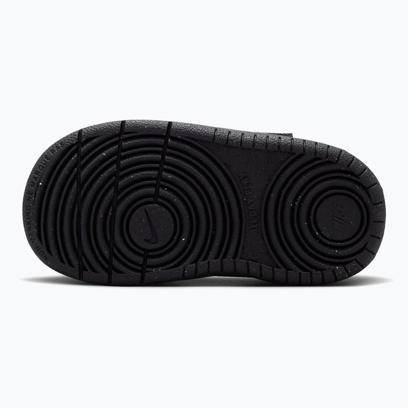 Vaikiški batai Nike Court Borough Low Recraft black/black/white 3