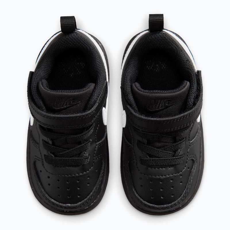 Vaikiški batai Nike Court Borough Low Recraft black/black/white 4