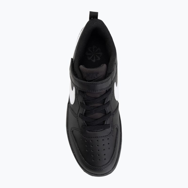 Vaikiški batai Nike Court Borough Low Recraft black/black/white 5