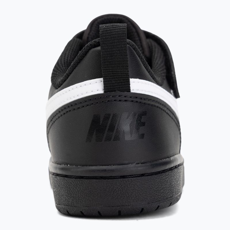 Vaikiški batai Nike Court Borough Low Recraft black/black/white 6