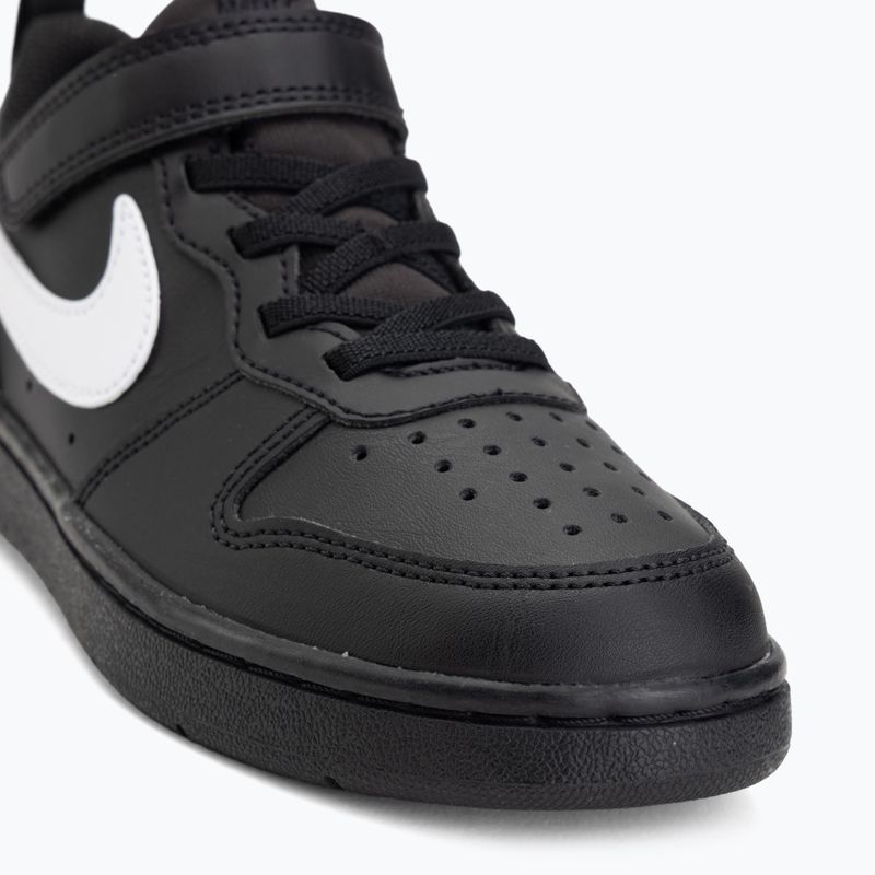Vaikiški batai Nike Court Borough Low Recraft black/black/white 7