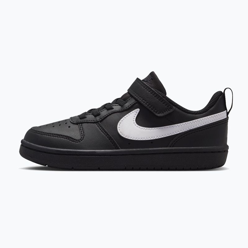 Vaikiški batai Nike Court Borough Low Recraft black/black/white 2