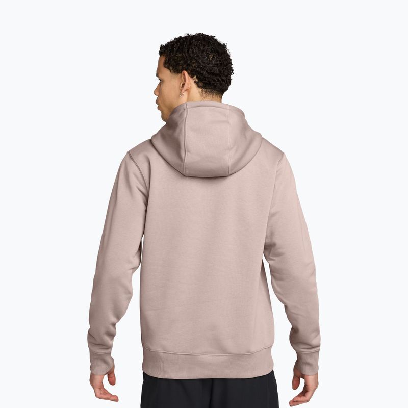 Vyriškas teniso džemperis Nike Court Dri-Fit Heritage French Terry Hoodie silt red 2