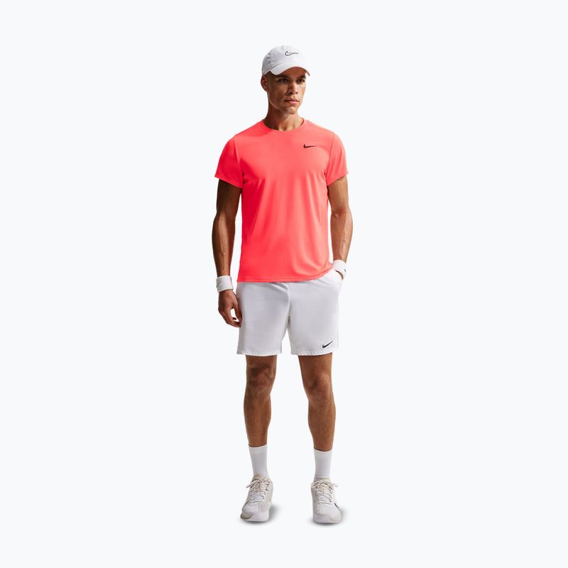 Vyriški teniso marškinėliai Nike Court Dri-Fit Victory hot lava/black 2