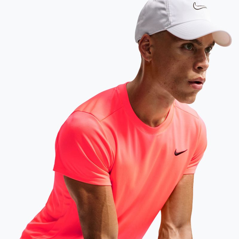 Vyriški teniso marškinėliai Nike Court Dri-Fit Victory hot lava/black 6