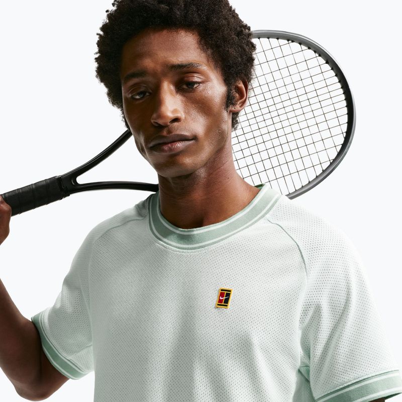 Vyriški teniso marškinėliai Nike Court Heritage barely green 5