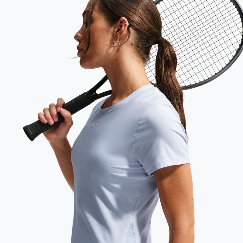 Moteriški teniso marškinėliai Nike Victory Dri-Fit hydrogen blue/white 5