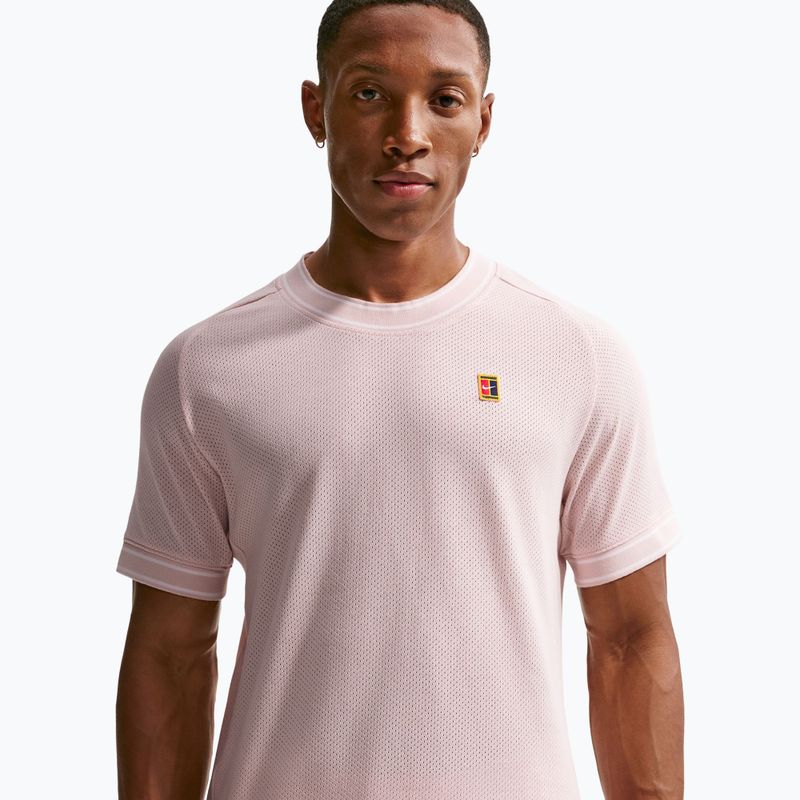 Vyriški teniso marškinėliai Nike Court Heritage silt red 4