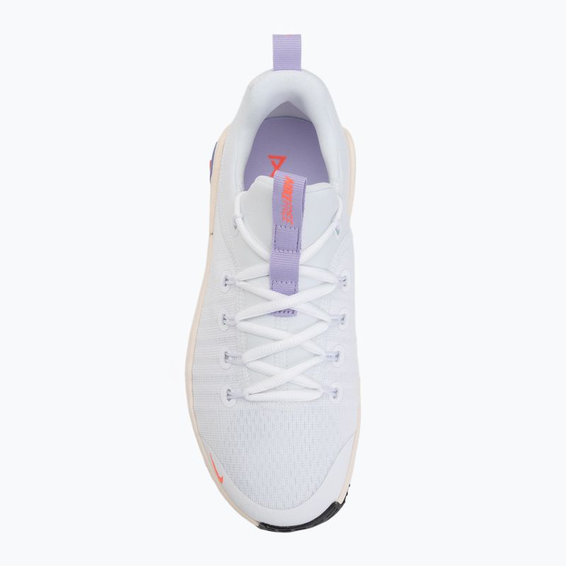 Moteriški treniruočių batai Nike Free Metcon 6 white/violet mist/chalk/hot lava 5