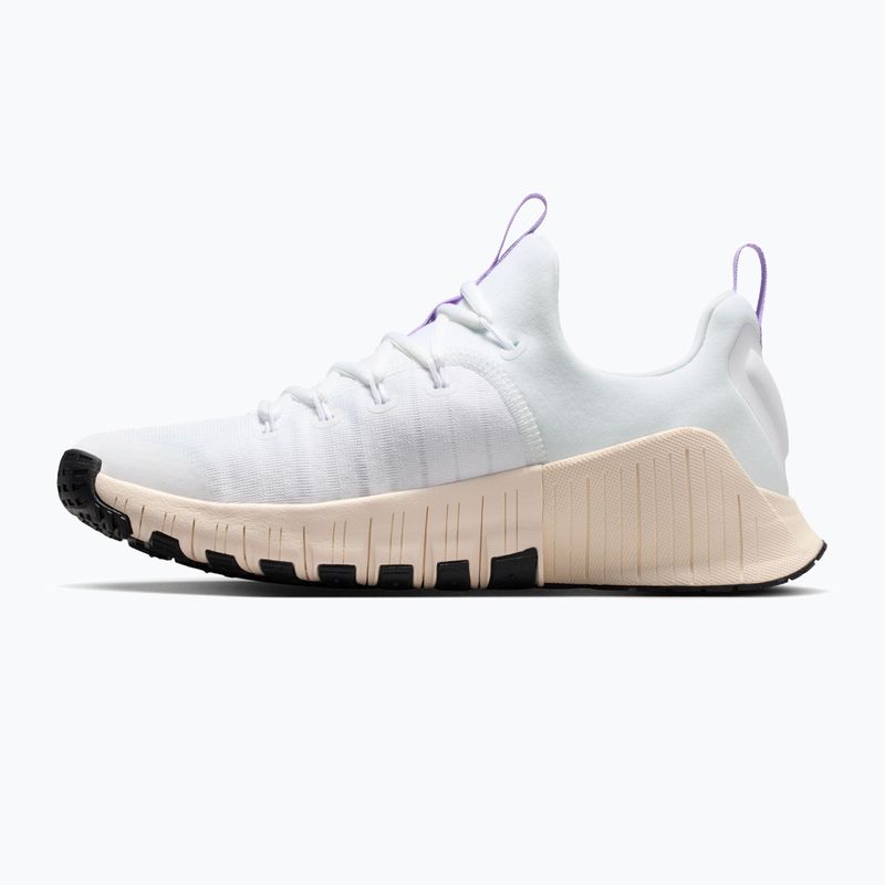 Moteriški treniruočių batai Nike Free Metcon 6 white/violet mist/chalk/hot lava 9