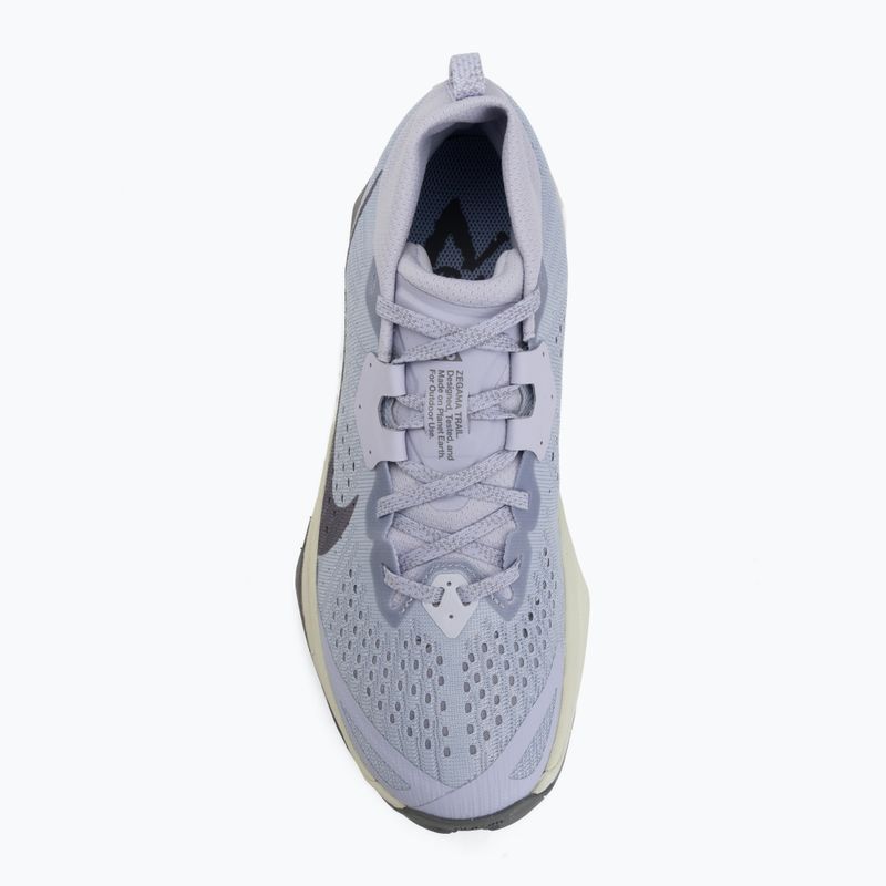 Moteriški bėgimo bateliai Nike ACG Zegama Trail ghost/sea glass/smoke grey/cement grey 5