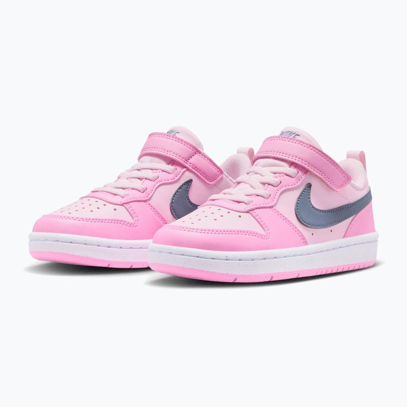Vaikiški batai Nike Court Borough Low Recraft pink foam/pink rise/white/ashen slate 3